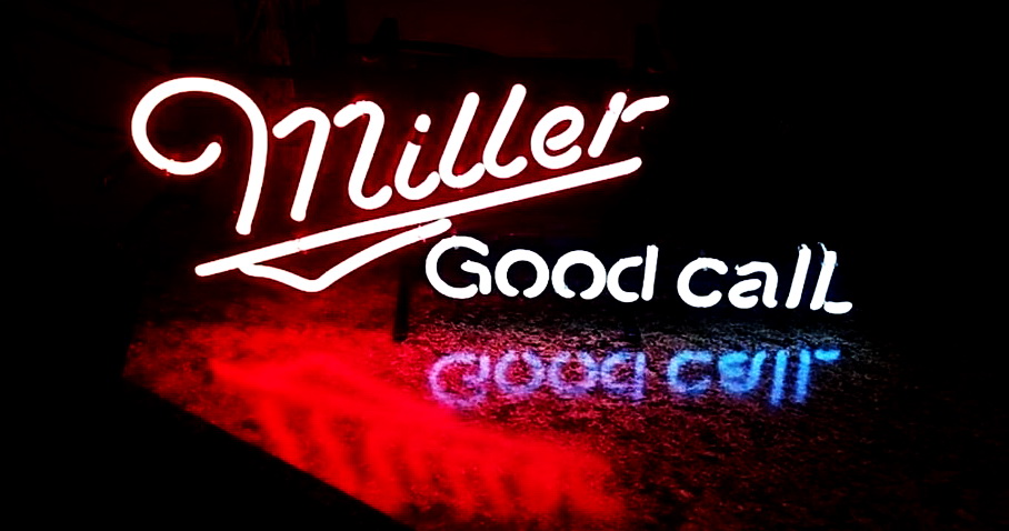 Miller Lite Good Call Neon Sign 2